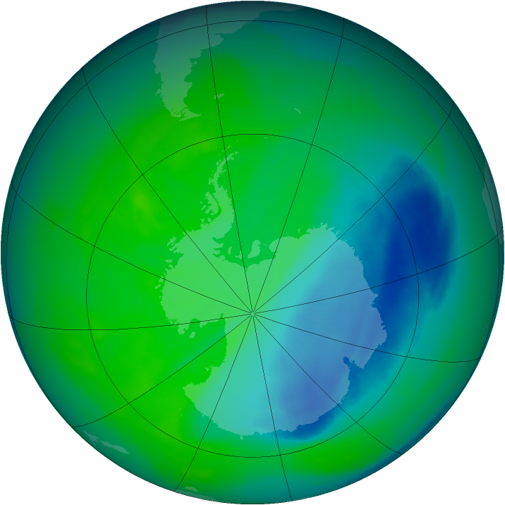 Ozone Map 2005-11-19